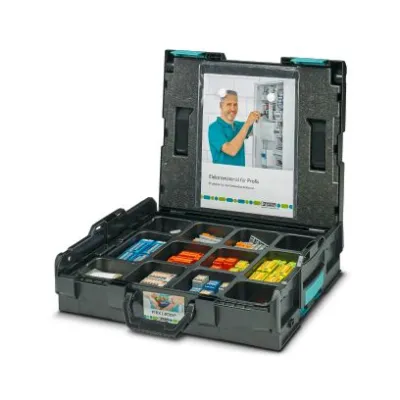 Phoenix Contact Verteilerblock-Set CASE PTFIX L-BOXX REV2 | Starterkit | 92 Blöcke | 10mm² Einspeisung | schwarz