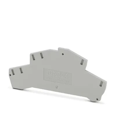 PHOENIX Abschlussdeckel D-PTTBS 2,5-TWIN 3210608 | Anschlussabdeckung | 111,8x2,2x45,8 mm | UL94 V0 | grau