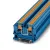 Bild: PHOENIX CONTACT Durchgangsklemme PTV 6 BU 1116735 | Push-in | 0,5-10 mm² | 41A | 1000V | Hutschiene TH35 | blau
