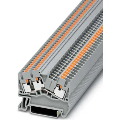 PHOENIX CONTACT Durchgangsreihenklemme 3211896 PTS 2,5-TWIN | Push-in | 0,14-4 mm² | 24A | 800V | 1 Etage | grau