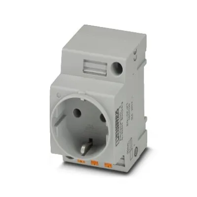 PHOENIX CONTACT Steckdose EO-CF/PT 0804038 | REG 250V/AC 16A Typ CF | Push-in-Federanschluss | 2,5TE | IP20 | grau