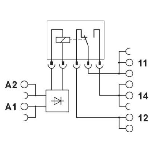 Bild: PHOENIX CONTACT PLC-RPT- 12DC/21HC Relaismodul