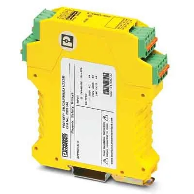 PHOENIX CONTACT PSR-SPP-24UC/URM4/5X1/2X2/B 2981046 | 24V AC/DC | Sicherheitsrelais | 5 Schließer | 1 Öffner | 22,5mm