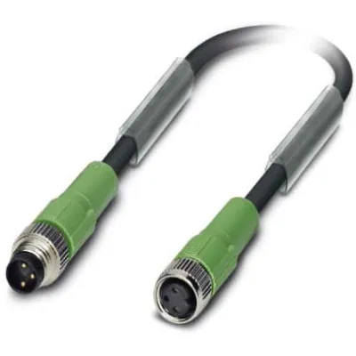 PHOENIX CONTACT Sensor-Aktor-Kabel SAC-3P-M8M #1681910 | M8 Stecker/Stecker | 3-polig | 0,6m | PUR | IP65 | schwarzgrau