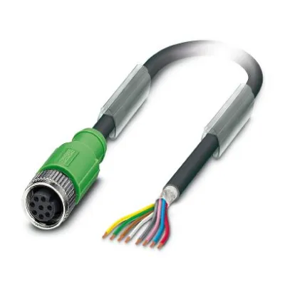 PHOENIX CONTACT Sensor-Aktor-Kabel SAC-8P-5,0 #1522888 | 8-polig | M12 Buchse | 5m | PUR | geschirmt | IP65