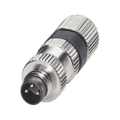 PHOENIX CONTACT Steckverbinder SACC-M 8MS-3PCON | M8 Stecker 3-polig | Schnellanschluss | IP68 | 4A | 3–5mm