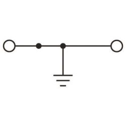 Phoenix Contact Schutzleiter-Reihenklemme PTV 2,5-PE