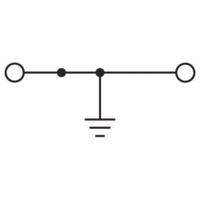 Phoenix Contact PTV 2,5-PE Schutzleiterklemme 1078963 | Hutschiene TH35 | Push-in | 0,14–4 mm² | 2-polig | grün-gelb