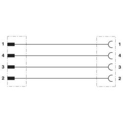 Phoenix Contact Sensor-/Aktor-Kabel SAC-4P-M12MS/ 5,0-PUR/M12FS