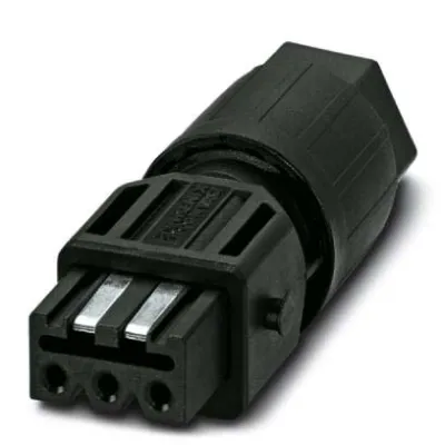 PHOENIX CONTACT Steckverbinder QPD STAK 3PE1,5 BK 1065121 | 4-polig | 400V 16A | QUICKON-Anschluss | IP54 | schwarz