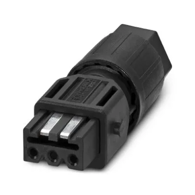 PHOENIX CONTACT Steckverbinder QPD STAK 3PE1,5 BK 1065121 | 4-polig | 400V 16A | QUICKON-Anschluss | IP54 | schwarz