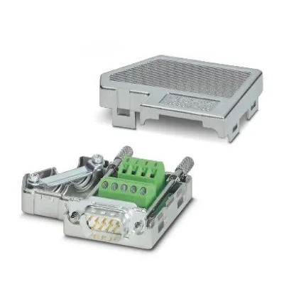 PHOENIX CONTACT D-SUB-Stecker SUBCON-PLUS 9/M | 2744018 | 9-polig | male | Schraubanschluss | 2 Kabelzuführungen
