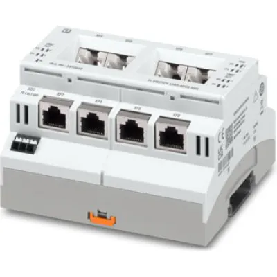 PHOENIX CONTACT FL SWITCH 1104-4POE REG | Unmanaged Switch | 8 Ports | 4x PoE+ | DIN Hutschiene | Gigabit