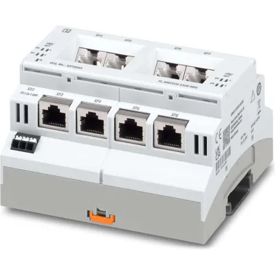 Phoenix Contact FL SWITCH 1108 REG | 8x RJ45 10/100/1000 MBit/s | Unmanaged Switch | Hutschiene | IP20