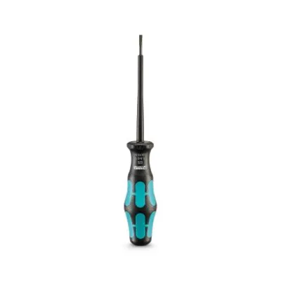 PHOENIX CONTACT Schraubendreher SZS 0,4x2,5 VDE 1205037 | Schlitz | isoliert 1000V | 2,5x0,4x80mm | 2-Komponenten-Griff