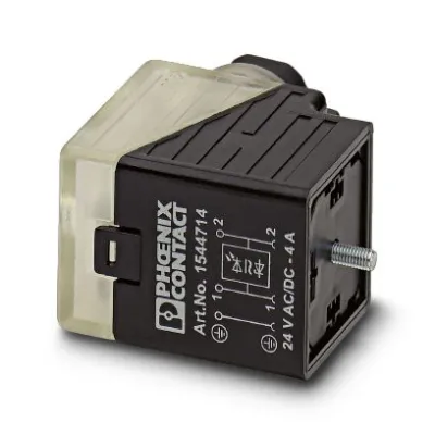 PHOENIX CONTACT Ventilstecker SACC-V-3CON-M16/A-1L-S #1544714 | 3-polig | IP65 | M16 | Kabel 5-10mm | Statusanzeige