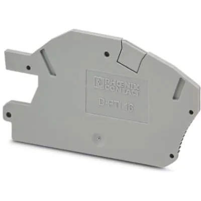 Phoenix Contact Abschlussdeckel D-PTI 16/S | 3214027 | Reihenklemmen Zubehör | 77,7x2,2x43,4 mm | UL94 V0 | grau