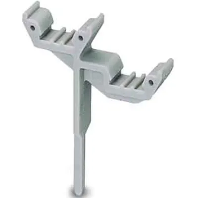 Phoenix | Doppelschildchenträger STP 5-2 | 0800967 | Klemmenmarkierung | einrastbar | 5 mm | grau | beschriftbar