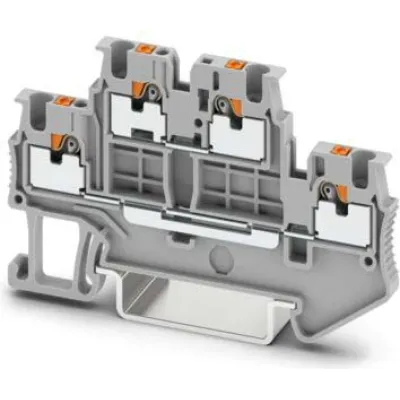 Phoenix Contact PTTB 1,5/S Doppelstockklemme | 3208511 | Push-in | 0,14-1,5 mm² | 2 Etagen | 16A | 500V | grau