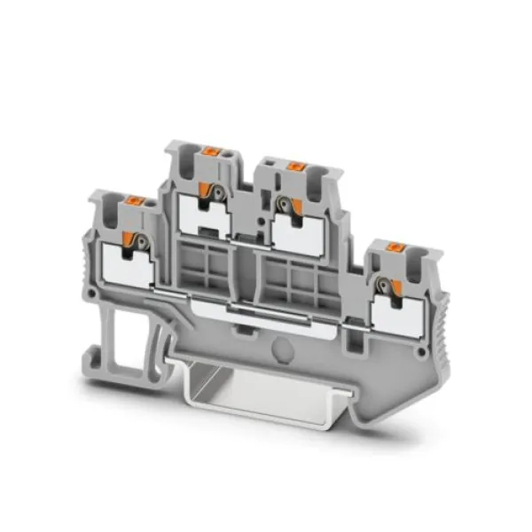 Phoenix Contact PTTB 1,5/S Doppelstockklemme | 3208511 | Push-in | 0,14-1,5 mm² | 2 Etagen | 16A | 500V | grau