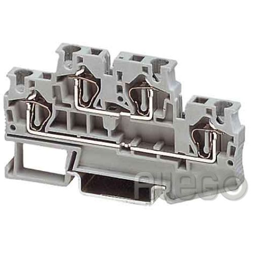 Bild: Phoenix Doppelstock-Zugfederklemme STTB 4 0,08-6mm² AWG:28-10  Zugfederanschluss