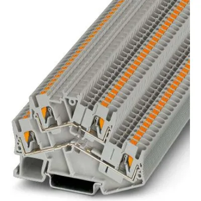 Phoenix Contact Doppelstockklemme PTTBS 2,5 3209604 | Push-in-Anschluss | 0,14–4mm² | 22A | 500V | Hutschiene | grau