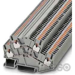 Phoenix Doppelstockklemme grau PTTBS 2,5  0,14-4mm² AWG: 26-12 B:5,2mm Push-in-A