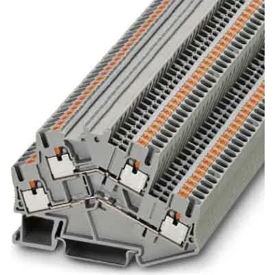 Phoenix Contact Doppelstockklemme PTTBS 2,5 3209604 | Push-in-Anschluss | 0,14–4mm² | 22A | 500V | Hutschiene | grau