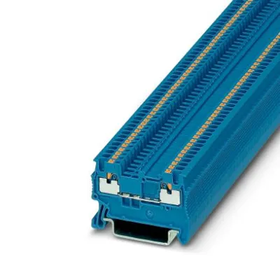 Phoenix Contact Durchgangsklemme PT 1,5/S BU 3208126 | Push-in | 0,14-1,5mm² | 17,5A | 500V | TH35 | blau