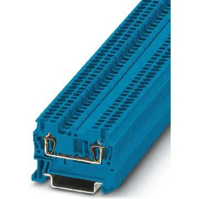 PHOENIX CONTACT Durchgangsklemme ST 1,5 BU | Reihenklemme 0,08-1,5 mm² | 17,5A | 500V | Zugfederanschluss | Blau