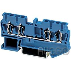 Phoenix Durchgangsklemme blau ST 2,5-QUATTRO BU 0,08-4mm² AWG:28-12 B:5,2mm, Zug