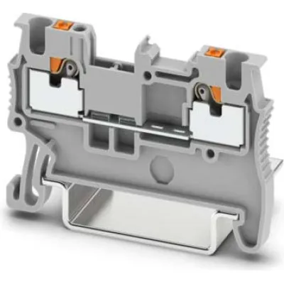 Phoenix Contact Durchgangsklemme PT 1,5/S 3208100 | 0,14-1,5mm² | 17,5A | 500V | Push-in | TS35 | 1 Etage | grau