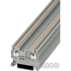 Phoenix Durchgangsklemme grau PT 1,5/S 0,14-1,5mm² AWG:26-14 B:3,5mm Push-in-Ans