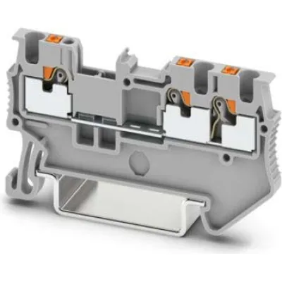 PHOENIX CONTACT Durchgangsklemme PT 1,5/S-TWIN 3208155 | 3 Anschlüsse | Push-in | 0,14-1,5mm² | 17,5A | 500V | grau