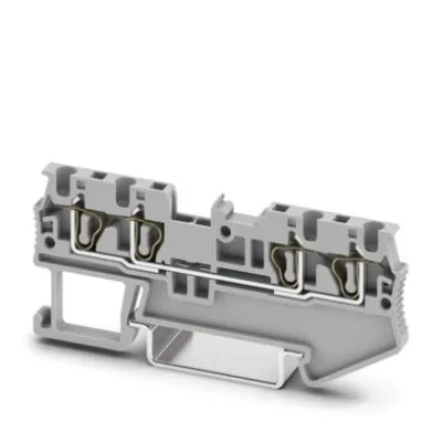 PHOENIX CONTACT Durchgangsklemme ST 1,5-QUATTRO | 3031186 | 500V 17,5A | 0,08–1,5mm² | 4 Anschlüsse | grau
