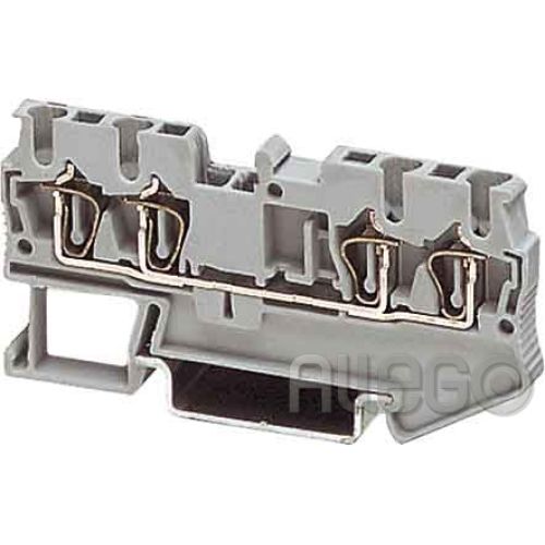 Bild: Phoenix Durchgangsklemme grau ST 1,5-QUATTRO 0,08-1,5mm² AWG:28-16 B:4,2mm, Zugf