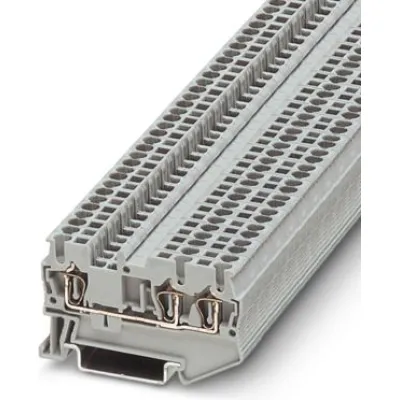 Phoenix Contact Durchgangsklemme ST 2,5-TWIN 3031241 | 3 Leiter | 0,08-4mm² | 24A | 800V | Hutschiene | grau