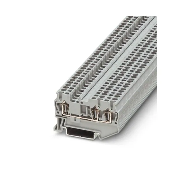 Phoenix Contact Durchgangsklemme ST 2,5-TWIN 3031241 | 3 Leiter | 0,08-4mm² | 24A | 800V | Hutschiene | grau