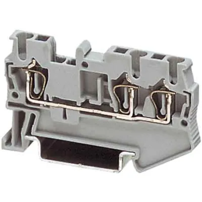 Phoenix Contact Durchgangsklemme ST 2,5-TWIN 3031241 | 3 Leiter | 0,08-4mm² | 24A | 800V | Hutschiene | grau