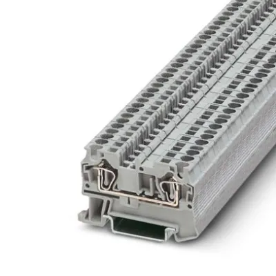 Phoenix Contact Durchgangsklemme ST 4 | 3031364 | Zugfederanschluss | 0,08-6mm² | 32A | 800V | Hutschiene TH35 | grau