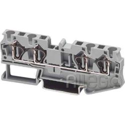 Phoenix Durchgangsklemme grau ST 4-QUATTRO  0,08-6mm² AWG:28-10  B:6,2mm Zugfede