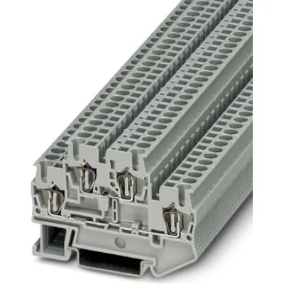 Phoenix Contact Doppelstock-Zugfederklemme STTB 2,5 | 3031270 | Reihenklemme 0,08-4mm² | 22A | 500V | Hutschiene | grau