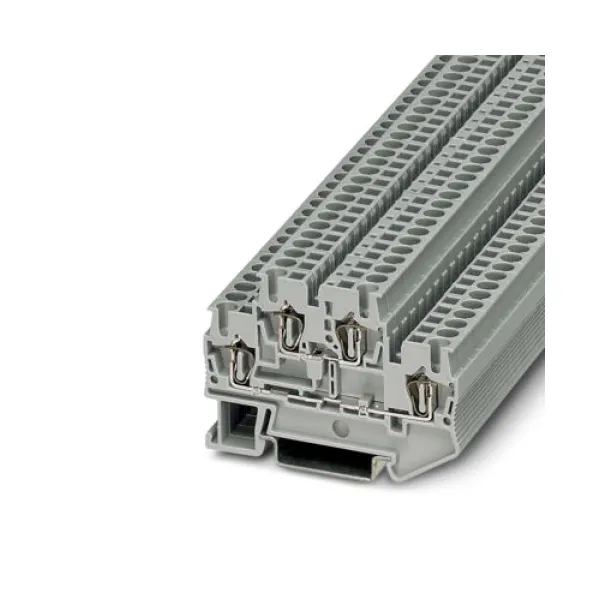 Phoenix Contact Doppelstock-Zugfederklemme STTB 2,5 | 3031270 | Reihenklemme 0,08-4mm² | 22A | 500V | Hutschiene | grau