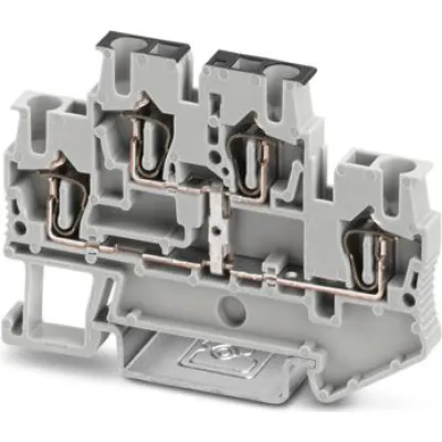 Phoenix Contact Doppelstockklemme STTB 2,5-PV 3031539 | Zugfederanschluss | 0,08-4mm² | 2 Etagen | 22A | 500V | grau