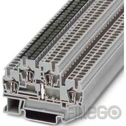 Phoenix Durchgangsklemme grau STTB 2,5-PV 0,08-4mm² AWG:28-12 B:5,2mm Zugfederan