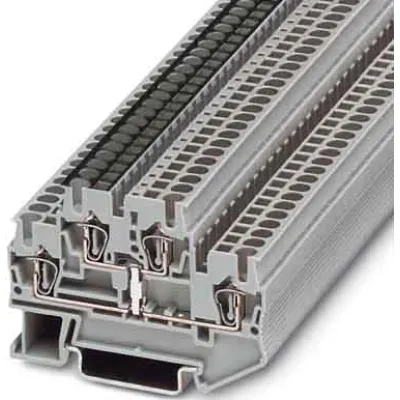 Phoenix Contact Doppelstockklemme STTB 2,5-PV 3031539 | Zugfederanschluss | 0,08-4mm² | 2 Etagen | 22A | 500V | grau