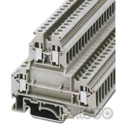 Phoenix Durchgangsklemme grau UKKB 5 0,2-4mm² AWG:24-12 B:6,2mm Schraubanschluss