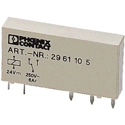 PHOENIX CONTACT Relais REL-MR-60DC/21 | Miniaturleistungsrelais 1 Wechsler | 60V DC | 6A | Leiterplattenanschluss