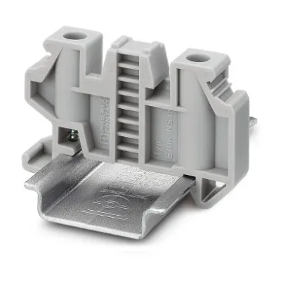 PHOENIX CONTACT Endhalter E/UK-NS 35 | 1202577 | Endabstützung für Doppelstock- & Dreistockklemmen | 10 mm Breite | grau