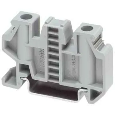 PHOENIX CONTACT Endhalter E/UK-NS 35 | 1202577 | Endabstützung für Doppelstock- & Dreistockklemmen | 10 mm Breite | grau